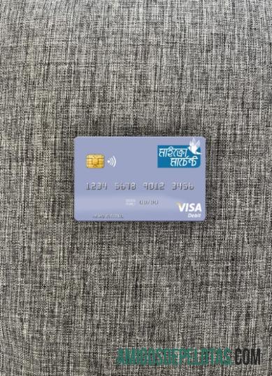 Cartão de débito Visa Vanuatu Asia Merchant Bank Limited Photolook Front amostra